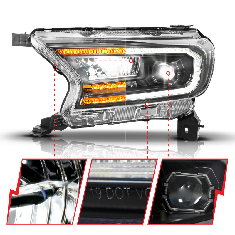 Dodge Dakota Brake Kit - Front - R1 Concepts - Drilled/Slotted Rotors + Off-Road/Tow Pads - `05-`11